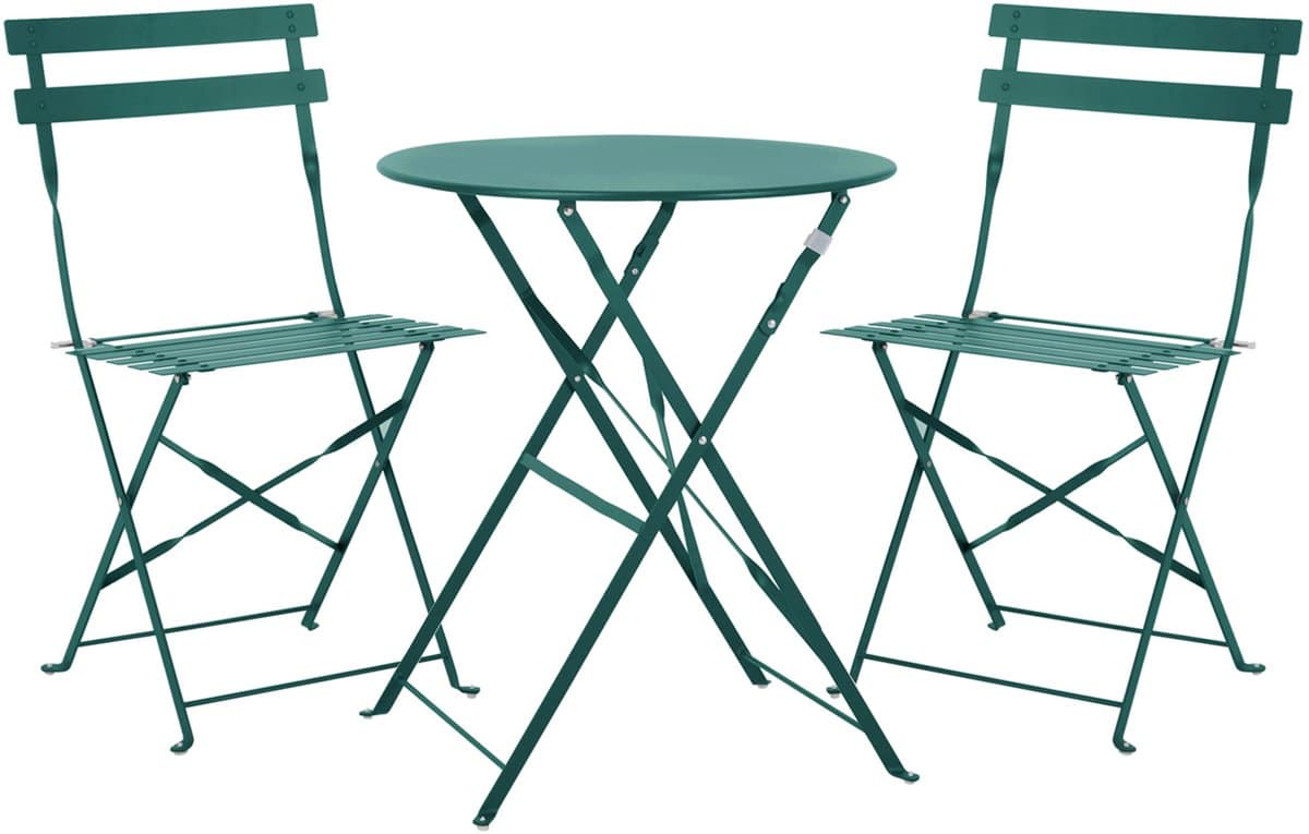 svita berlin bistroset metalen zitgroep balkon opvouwbare tafel stoelen