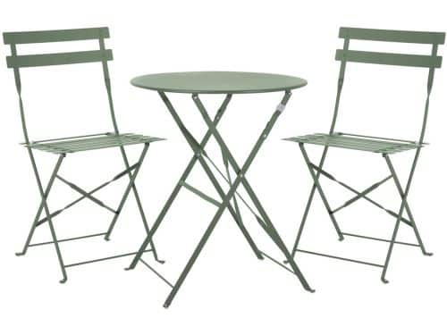 SVITA BERLIN Bistroset - Metalen Zitgroep Balkon Opvouwbare Tafel Stoelen