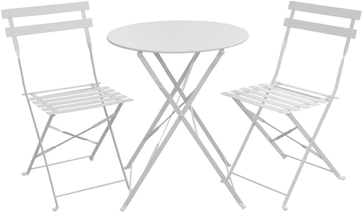 svita berlin bistroset metalen zitgroep balkon opvouwbare tafel stoelen