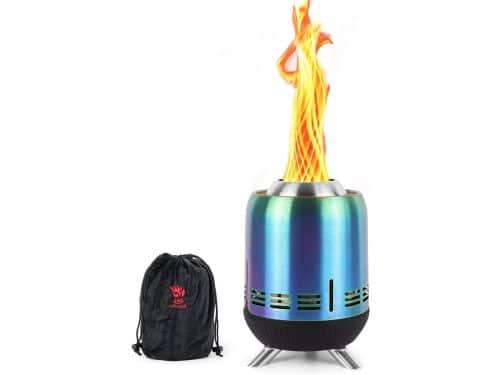 Table Top Smokeless Fire Pit - Low Smoke Burning Mini