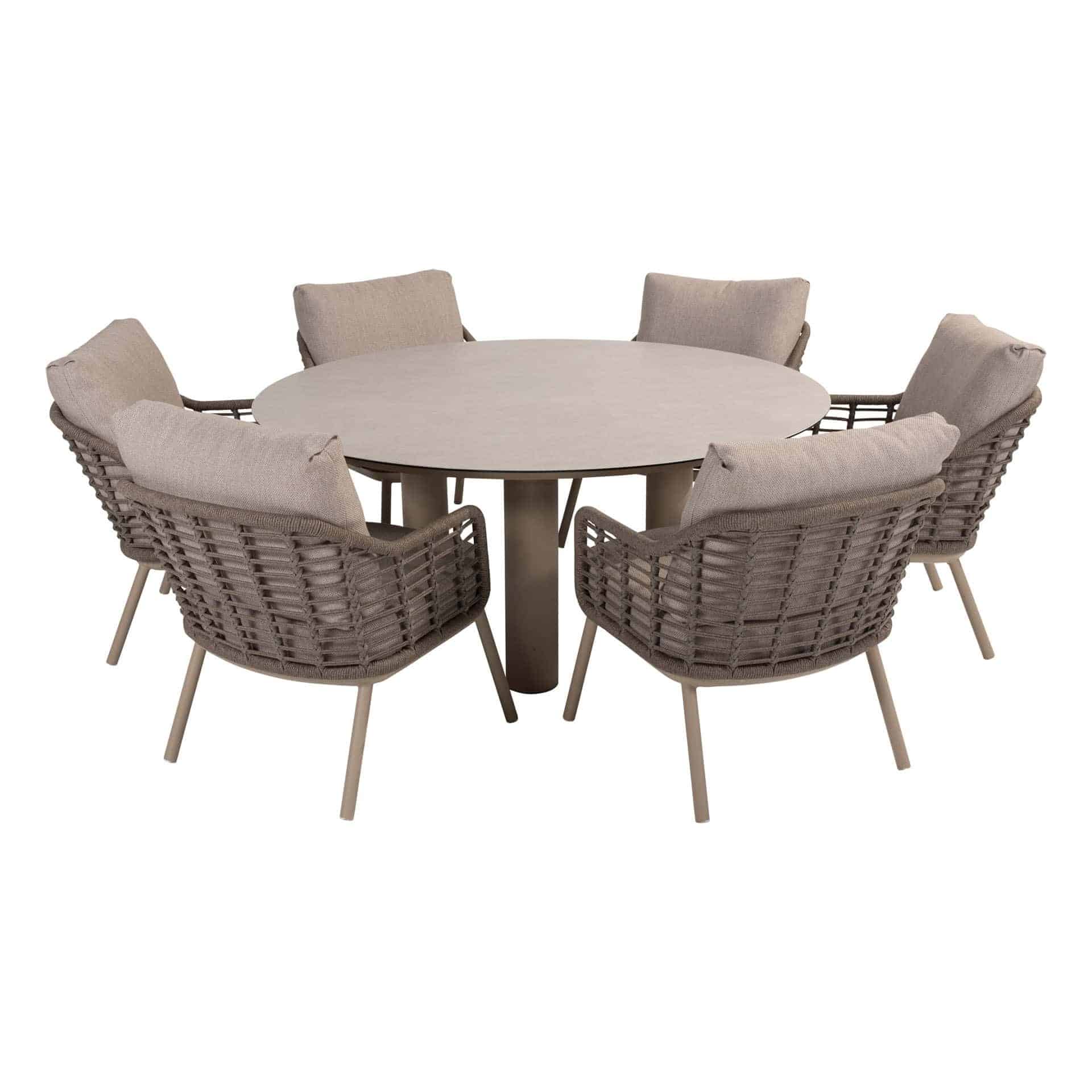 taste by 4so donato low dining tuintafel met 6 puglia low dining tuinstoel