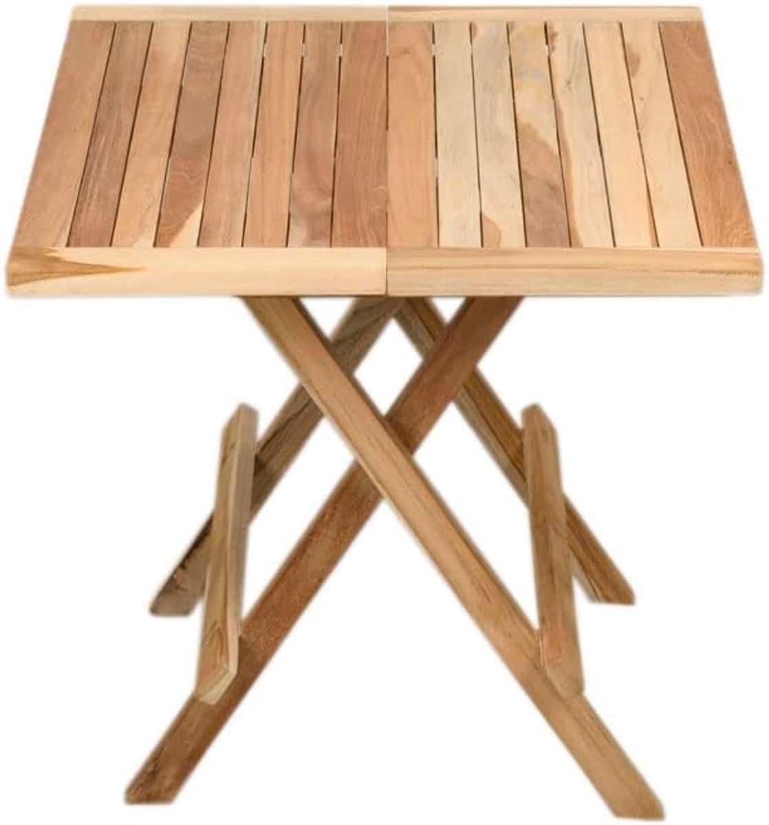 teak bijzettafel houten tafel tuinmeubel inklapbaar ontwerp