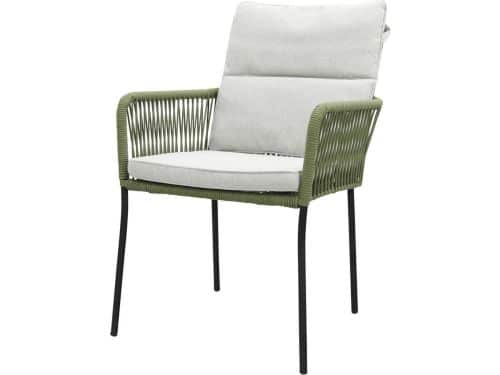 Teresa dining rope tuinstoel - Green