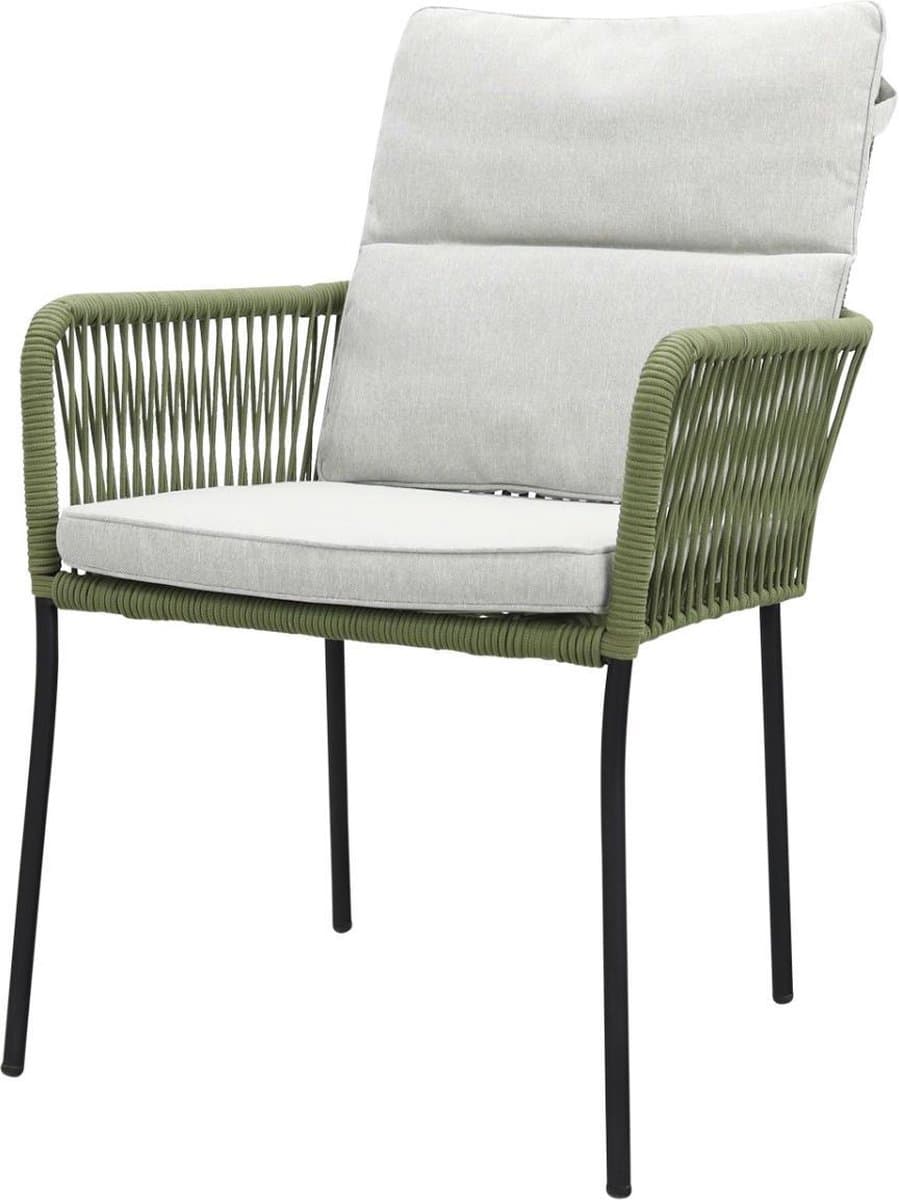 teresa dining rope tuinstoel green