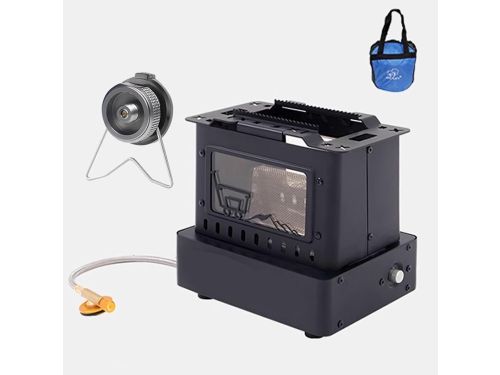 Terrasverwarmer - Buitenverwarming - Gezellige warmte - Visueel glazen venster