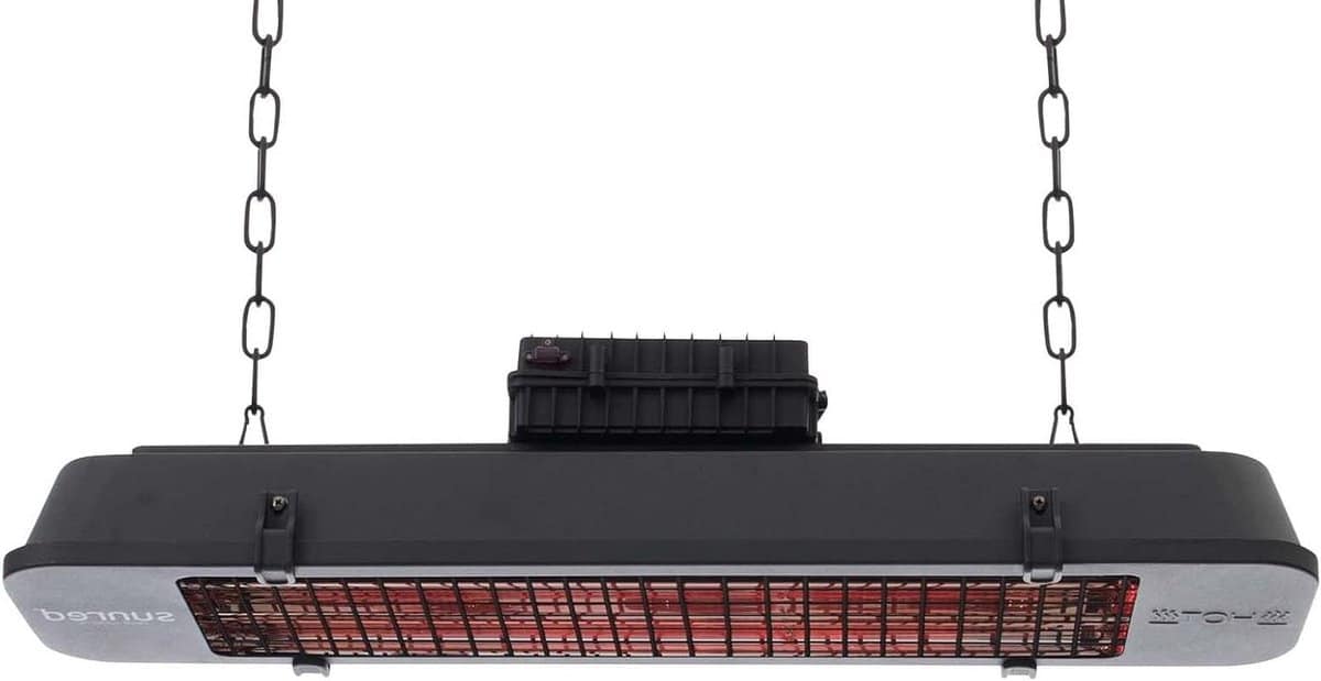 terrasverwarming plafond warmtestraler buiten buiten verwarmen rose