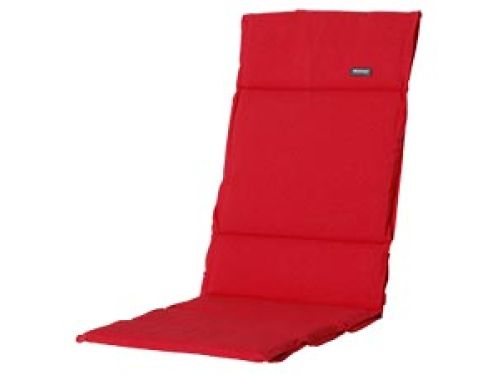 Textileenkussen hoge rug Panama red