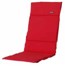 textileenkussen hoge rug panama red