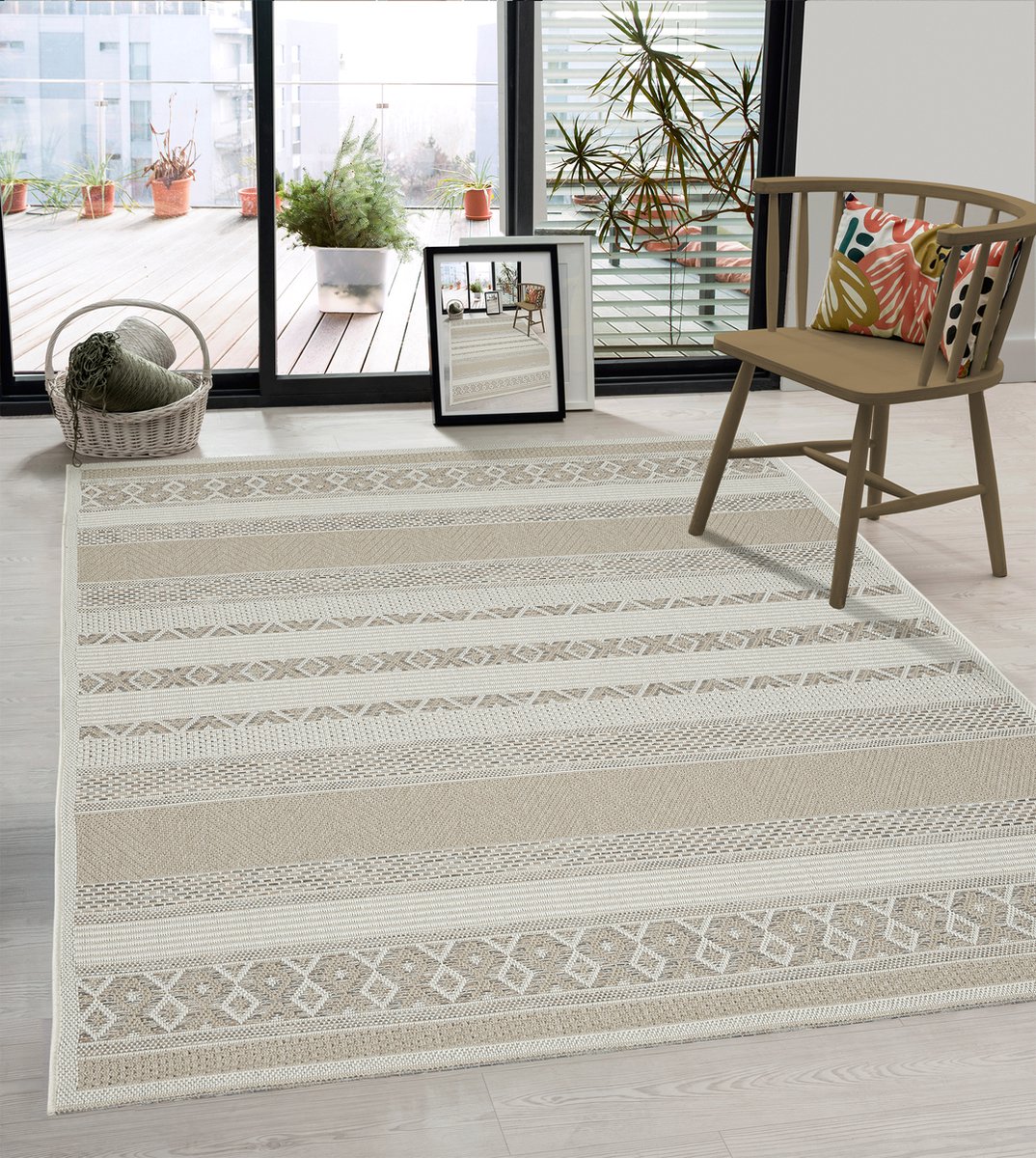 the carpet calgary robuust vloerkleed met modern design in