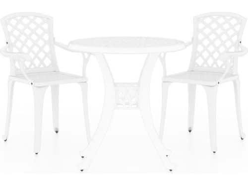 The Living Store Bistroset - Gietaluminium - Tuinmeubelen - 61x60x93