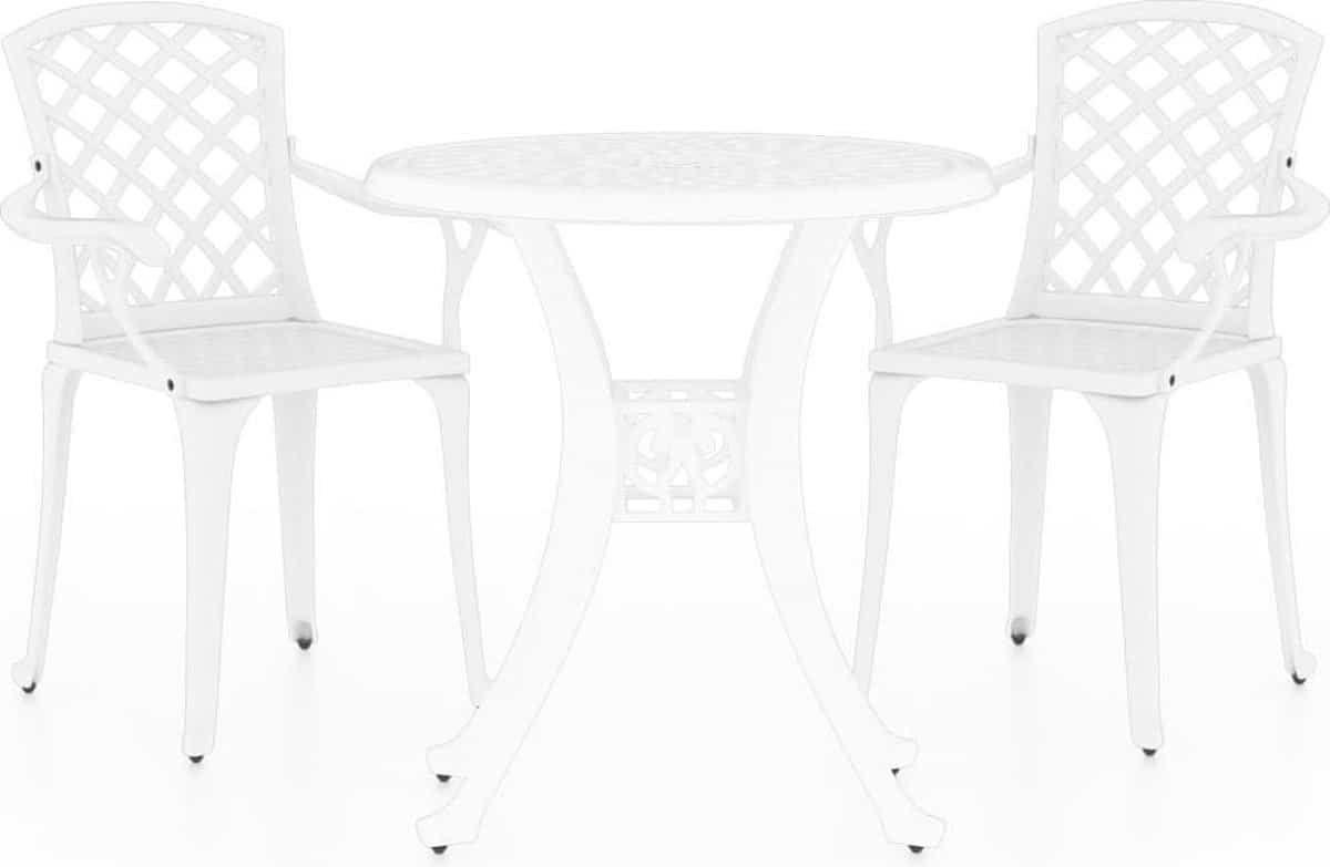 the living store bistroset gietaluminium tuinmeubelen 61x60x93