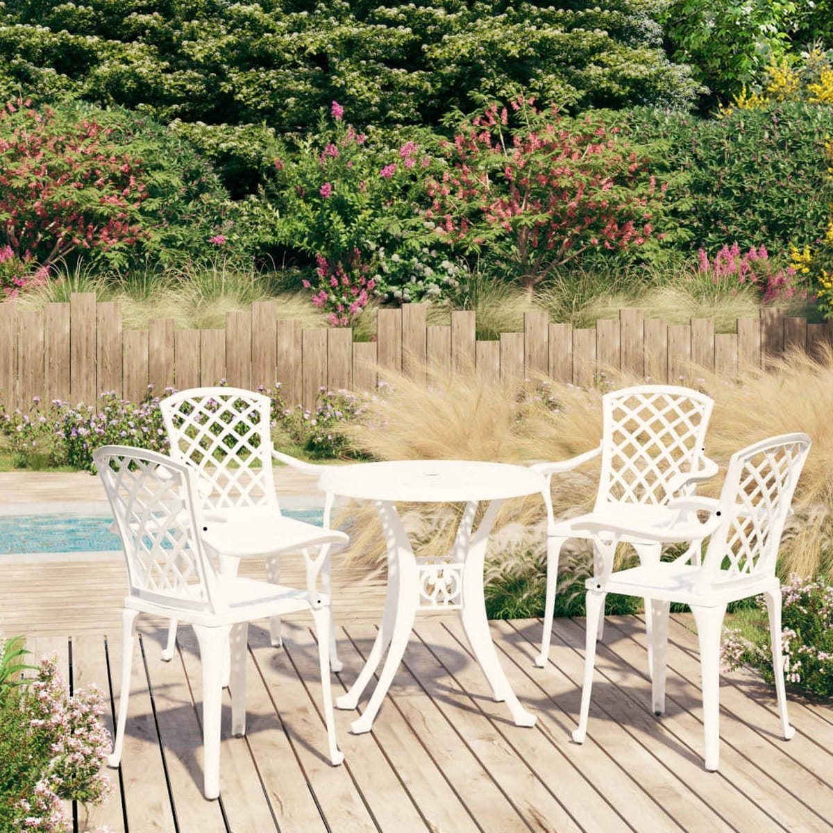 the living store bistroset gietaluminium tuinstoelen en tafel