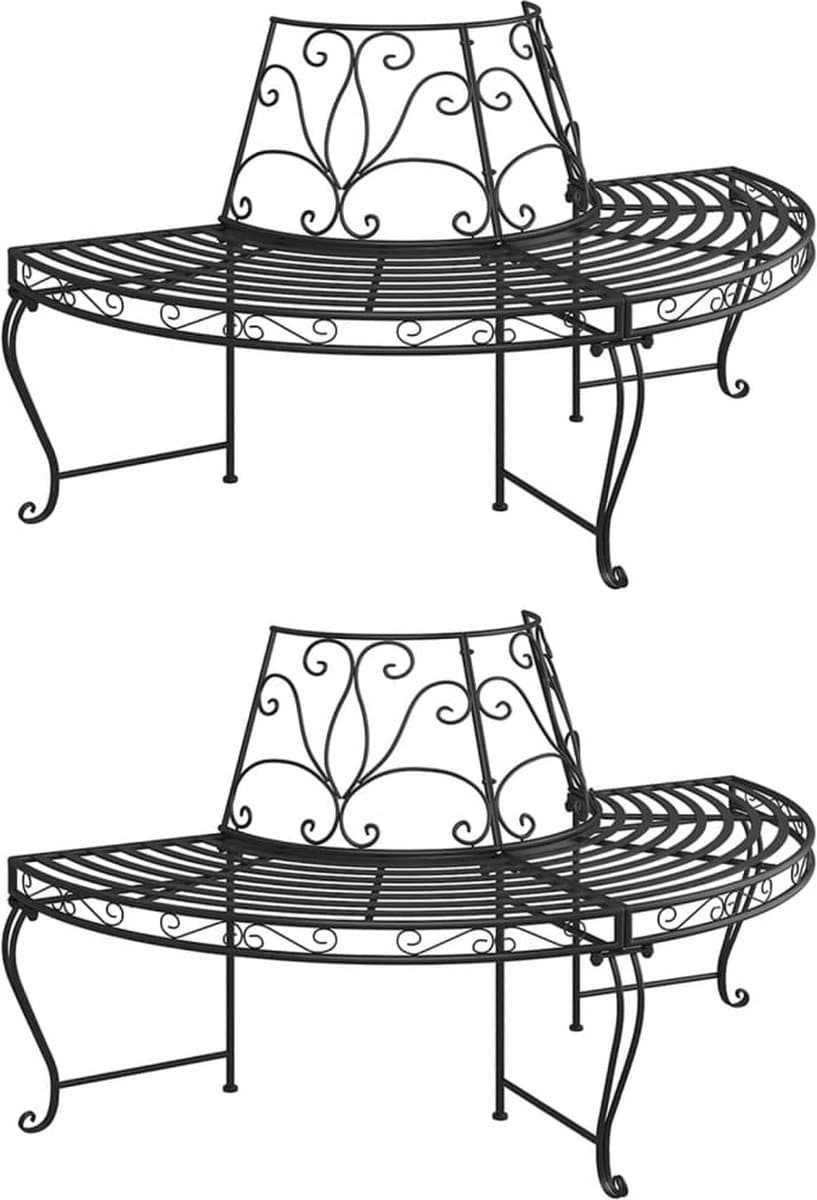the living store boombank halfrond staal 160x84x88.5 cm