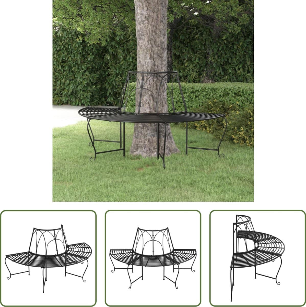the living store boombank metalen halfrond 159 x