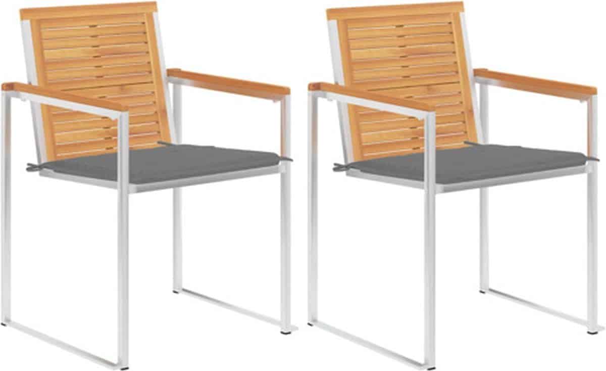 the living store buitensoelen teakhout roestvrij staal