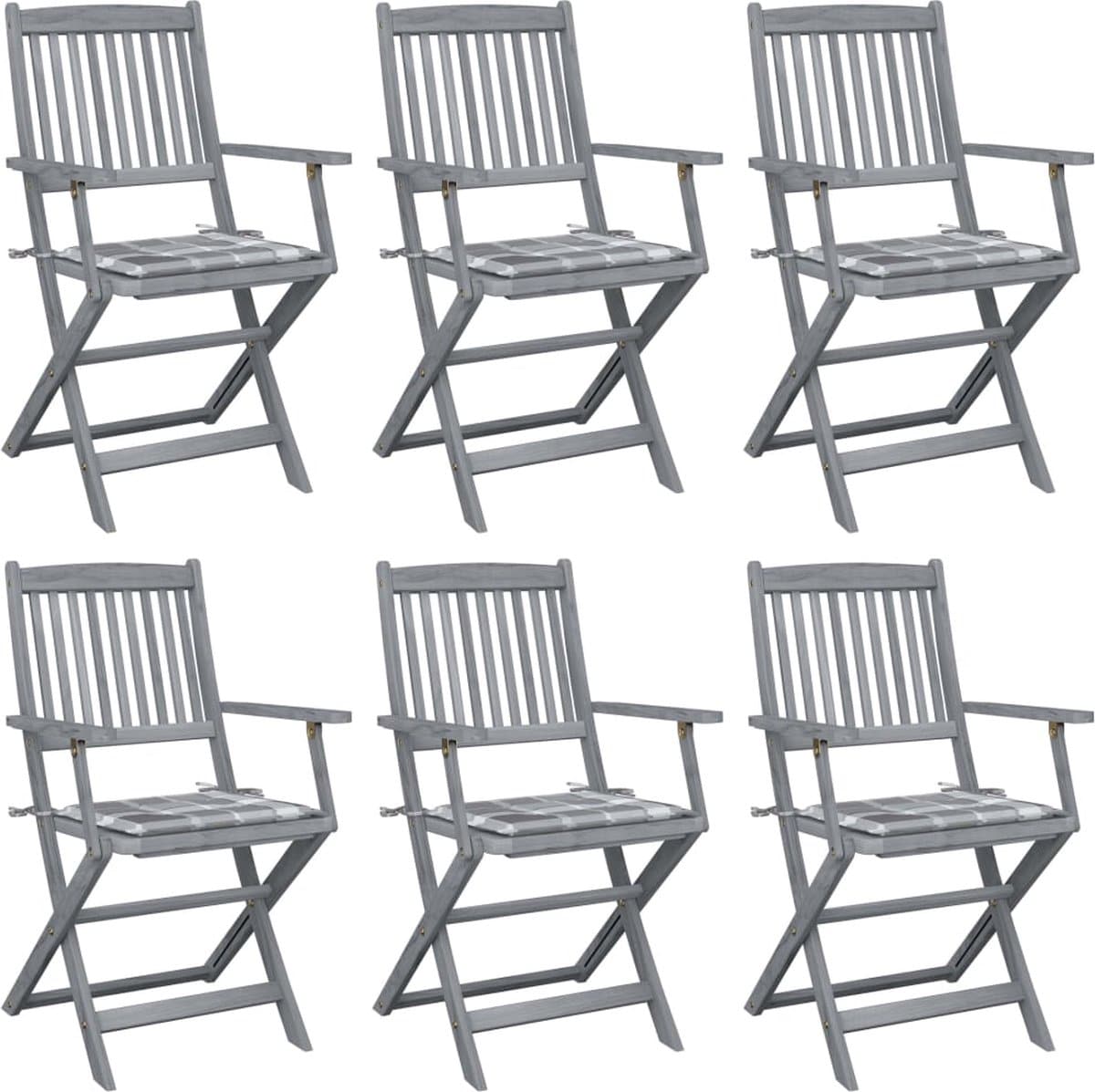 the living store stoelenset acacia greywash 54x57x91 cm