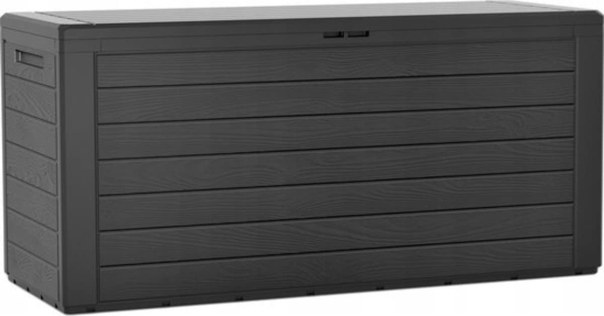 thuys tuin kussen opbergbox 2x grijs