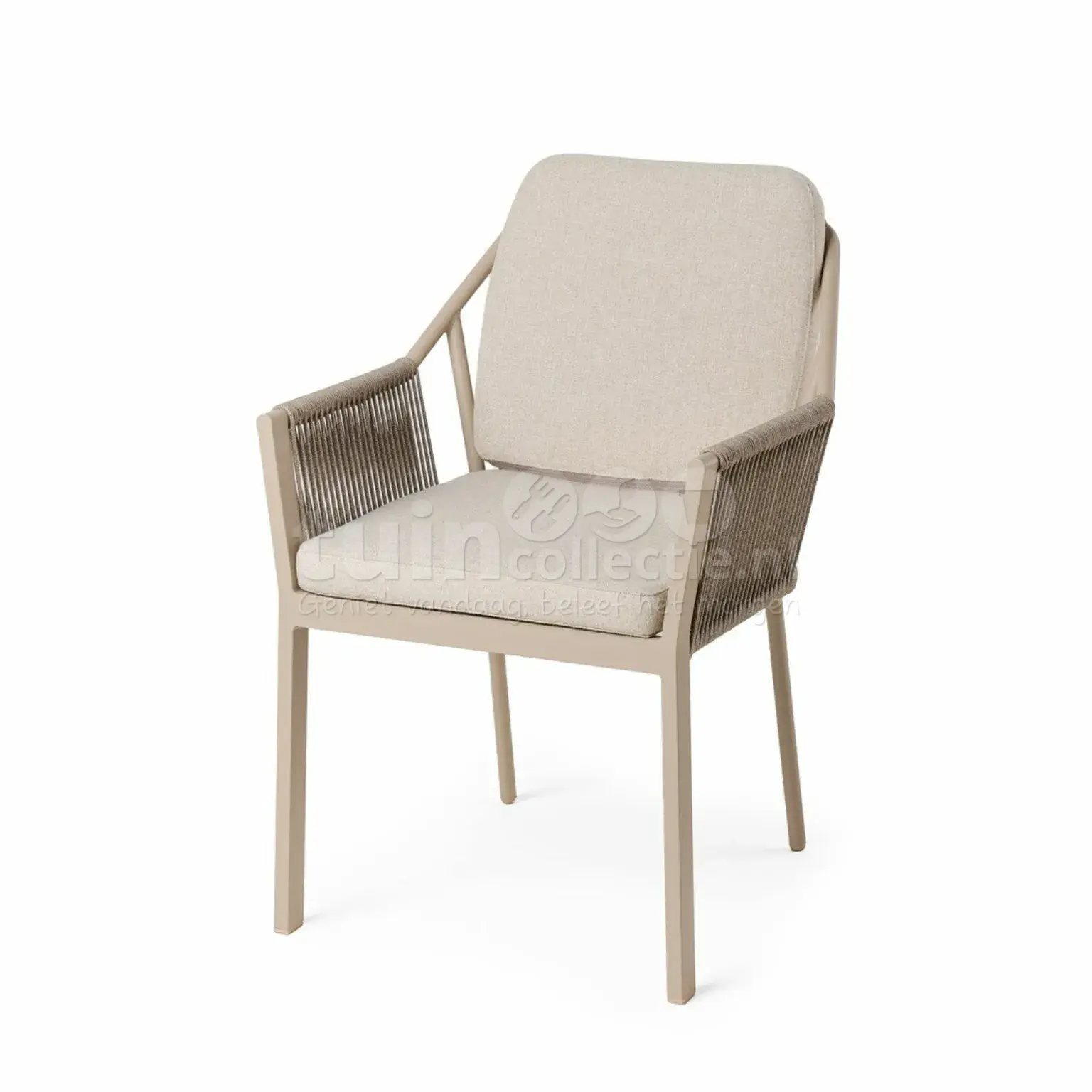 tierra outdoor dining tuinstoel liv champagne