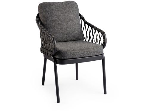 Tierra Outdoor Dining Tuinstoel Natal - Aluminium en Touw