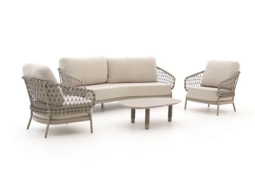 Tierra Outdoor Juno/Moretti stoel-bank loungeset 4-delig - Laagste prijsgarantie!