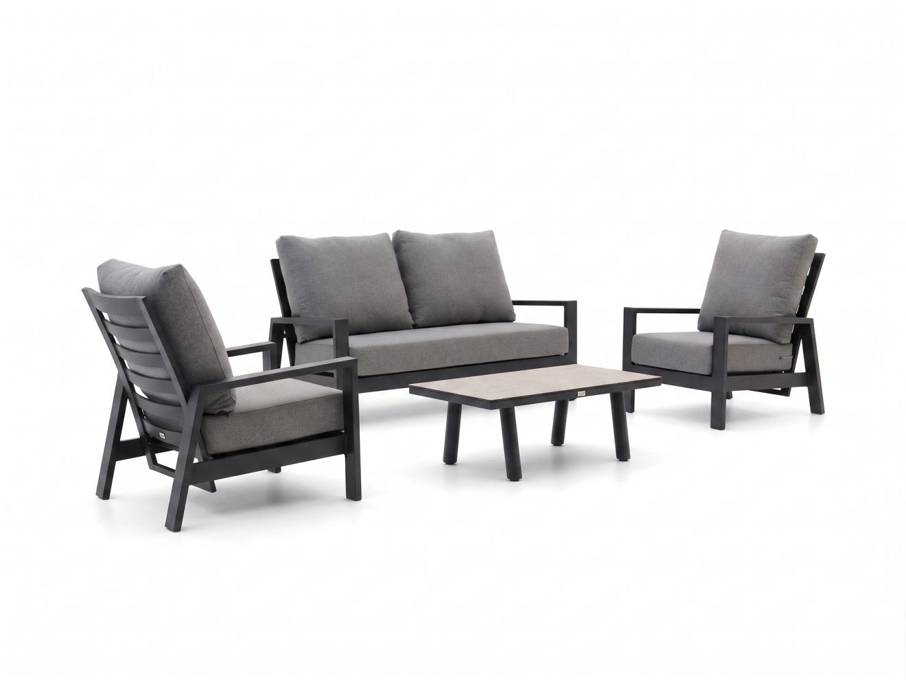 tierra outdoor musone stoel bank loungeset 4 delig 4 zits verstelbaar laagste prijsgarantie!