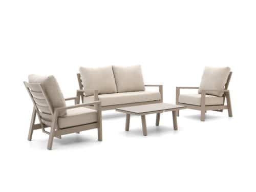 Tierra Outdoor Musone stoel-bank loungeset 4-delig 4-zits verstelbaar - Laagste prijsgarantie!
