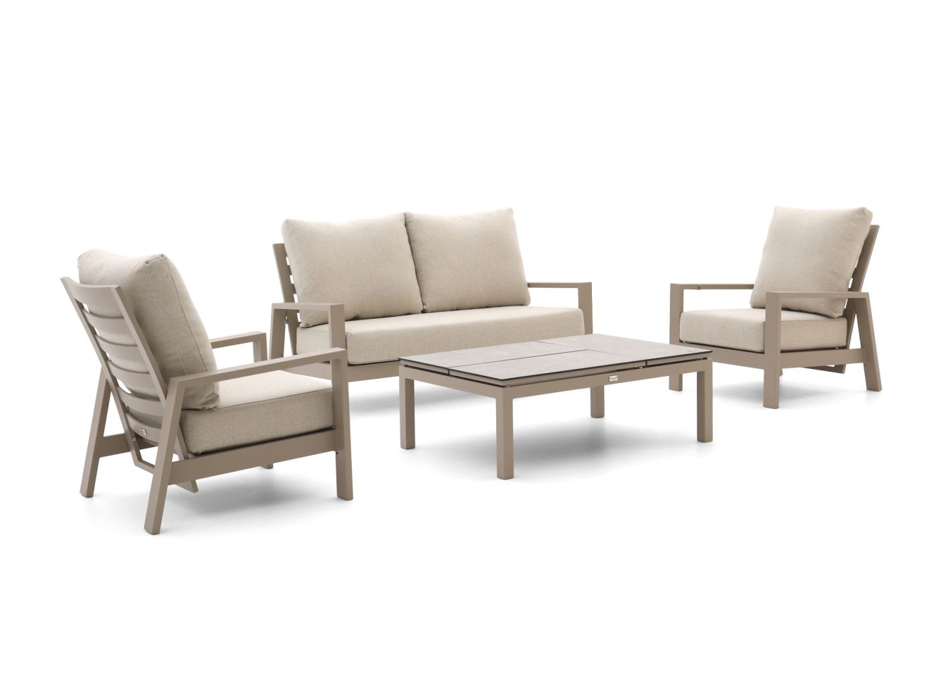 tierra outdoor musone/flip up stoel bank loungeset 4 delig 4 zits verstelbaar laagste prijsgarantie!
