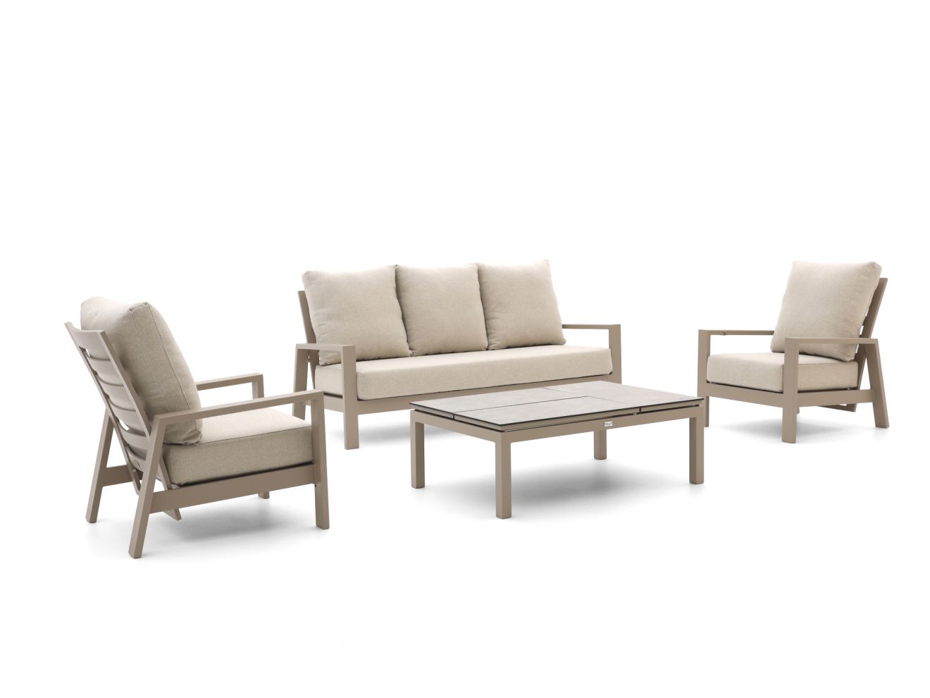tierra outdoor musone/flip up stoel bank loungeset 4 delig 5 zits verstelbaar laagste prijsgarantie!