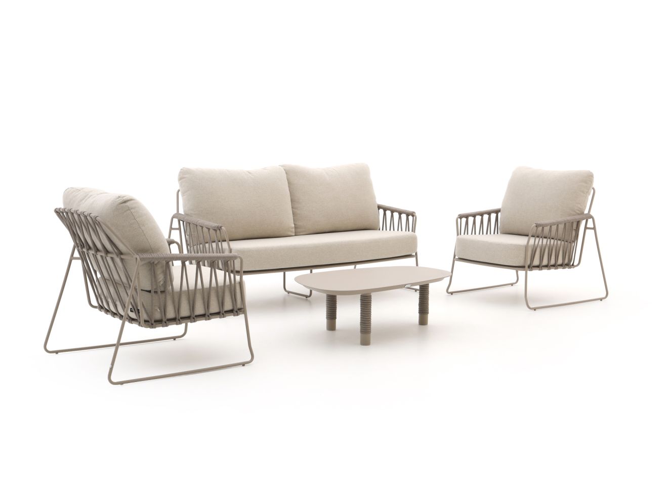 tierra outdoor rivera/moretti stoel bank loungeset 4 delig laagste prijsgarantie!