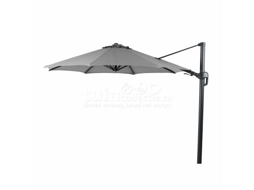 Tierra Outdoor Zweefparasol Duraflex Ø350cm Light Grey