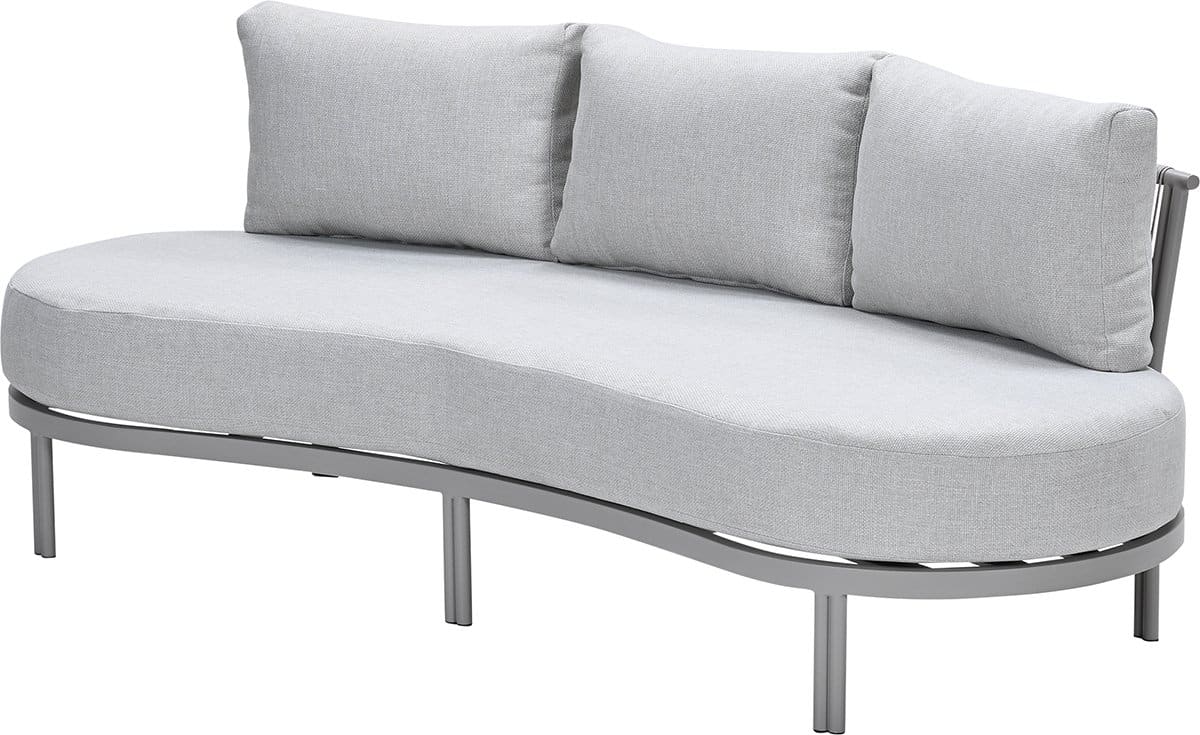 tirolo gebogen lounge tuinsofa rope taupe