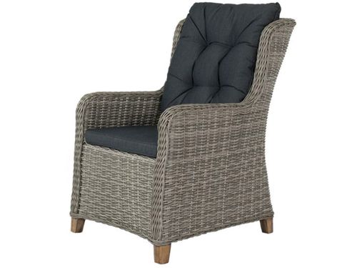 Torino dining wicker tuinstoel - Paloma grijs