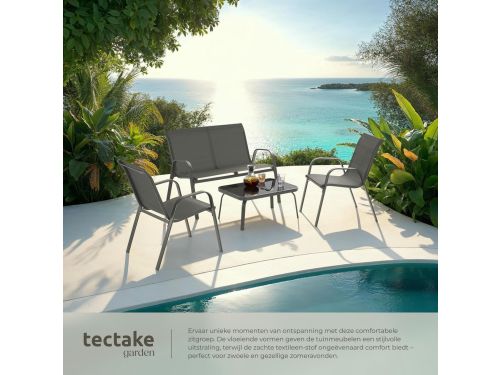 Tuin loungeset 4 personen 70 x 111 x 83 cm