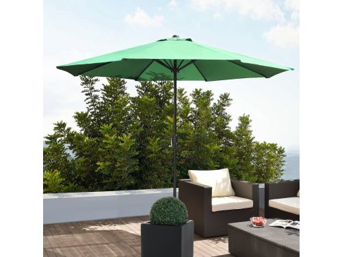Tuin parasol stokparasol 300x230 cm groen