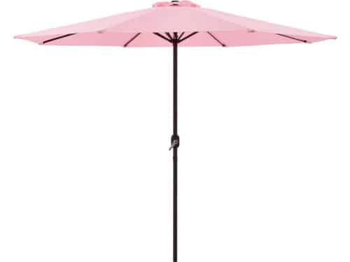 Tuin parasol stokparasol Ø300x230 cm pastel roze