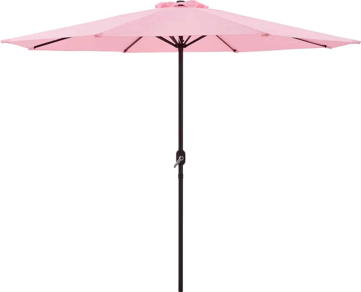 tuin parasol stokparasol Ø300×230 cm pastel roze
