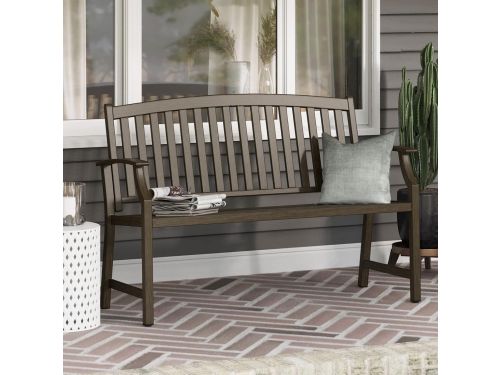 Tuinbank 2-3 Zits 128x55x90 cm - Metalen Parkbank met Rugleuning