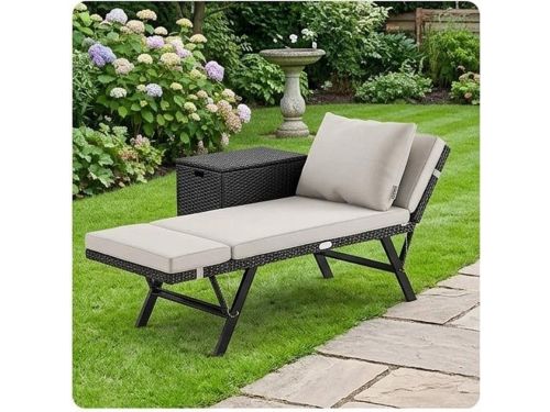 Tuinbank 3-Zits met Ligfunctie 176 x 56 x 81 cm