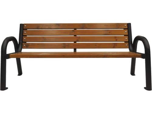 Tuinbank Hout - Buitenbank Parkbank - Ontspannen Buiten - Robuust
