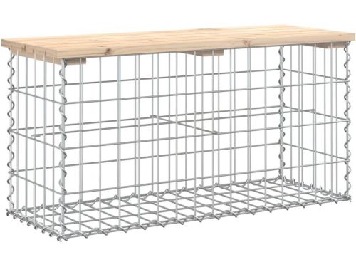Tuinbank Hout Gabion Design Buitenbank voor in de Tuin