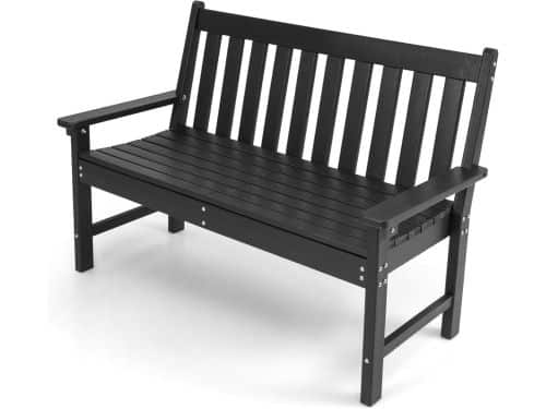 Tuinbank Kunststof - Buitenbank Parkbank - Ontspannen Buiten Zitten