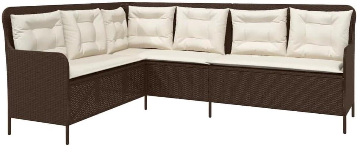 tuinbank l vormig buitenbank loungebank buiten ontspannen duurzaam