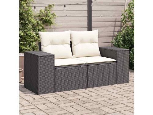 Tuinbank met kussen - Loungebank buiten - Ontspannen in tuin