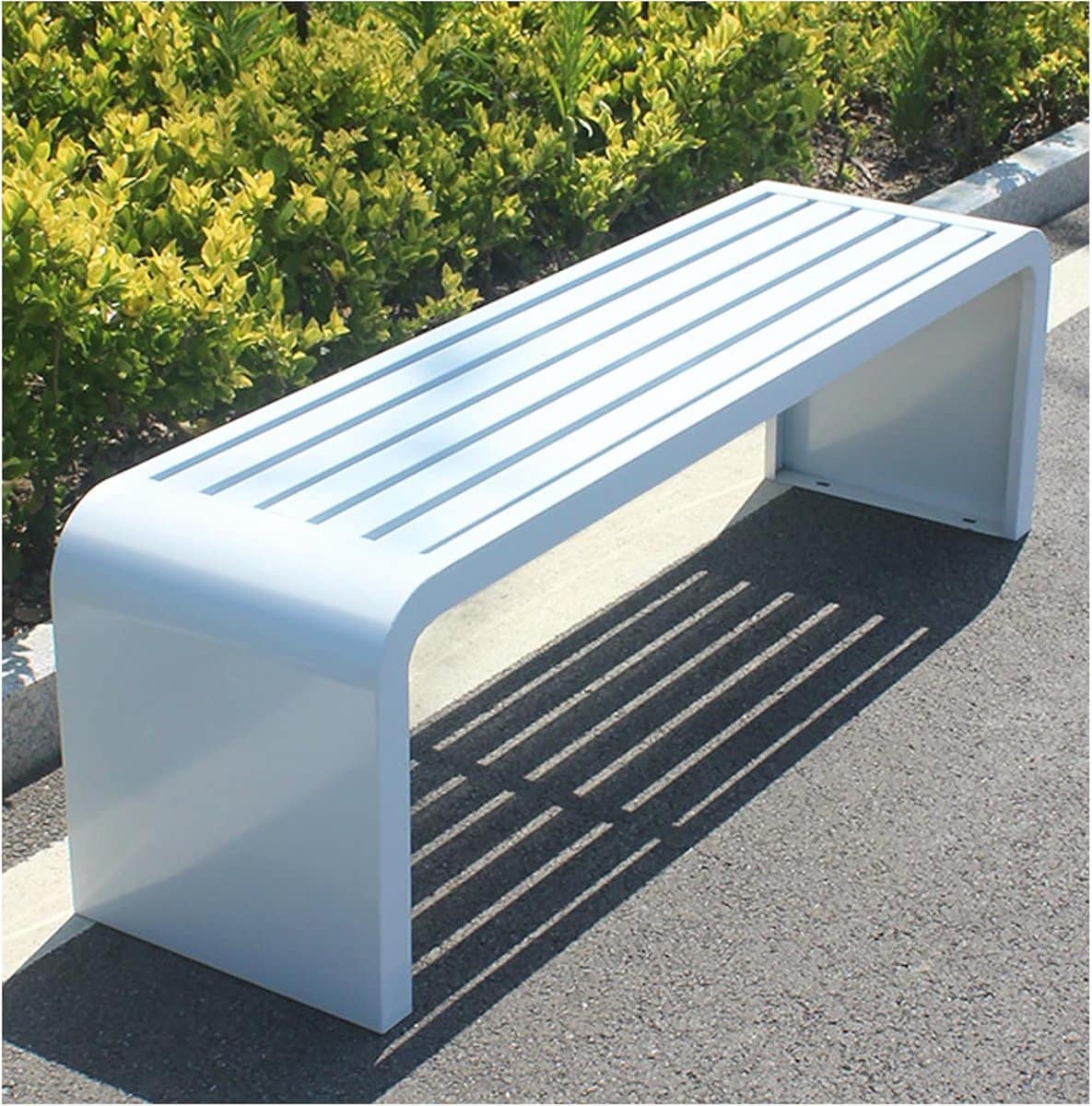 tuinbank metaal parkbank terrasbank buiten zitten weerbestendig