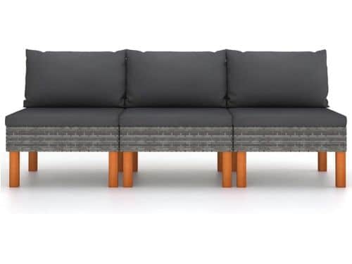 Tuinbank Set - Modulaire Bank Lounge Stoel - Buiten Ontspannen