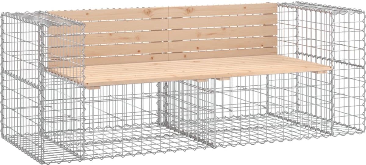 tuinbank | tuinbankje | buitenbank | tuinstoel schanskorfontwerp 184x71x65,5 cm