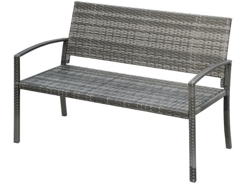 Tuinbank - Wicker Tuinbankje - Loungebank - Balkonset - Weerbestendige