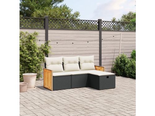 Tuinbankset 4-delig - Balkonset Lounge - Buiten Zitten - Modulair