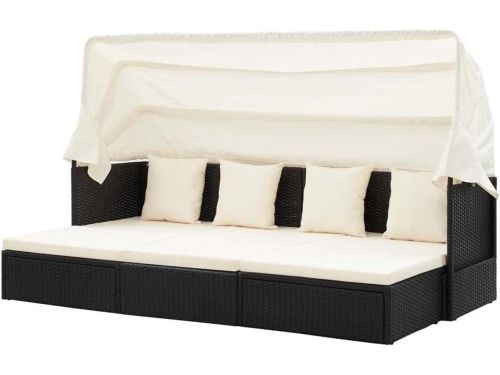Tuinbed met Luifel - Ligbed Loungebed - Buiten Ontspannen