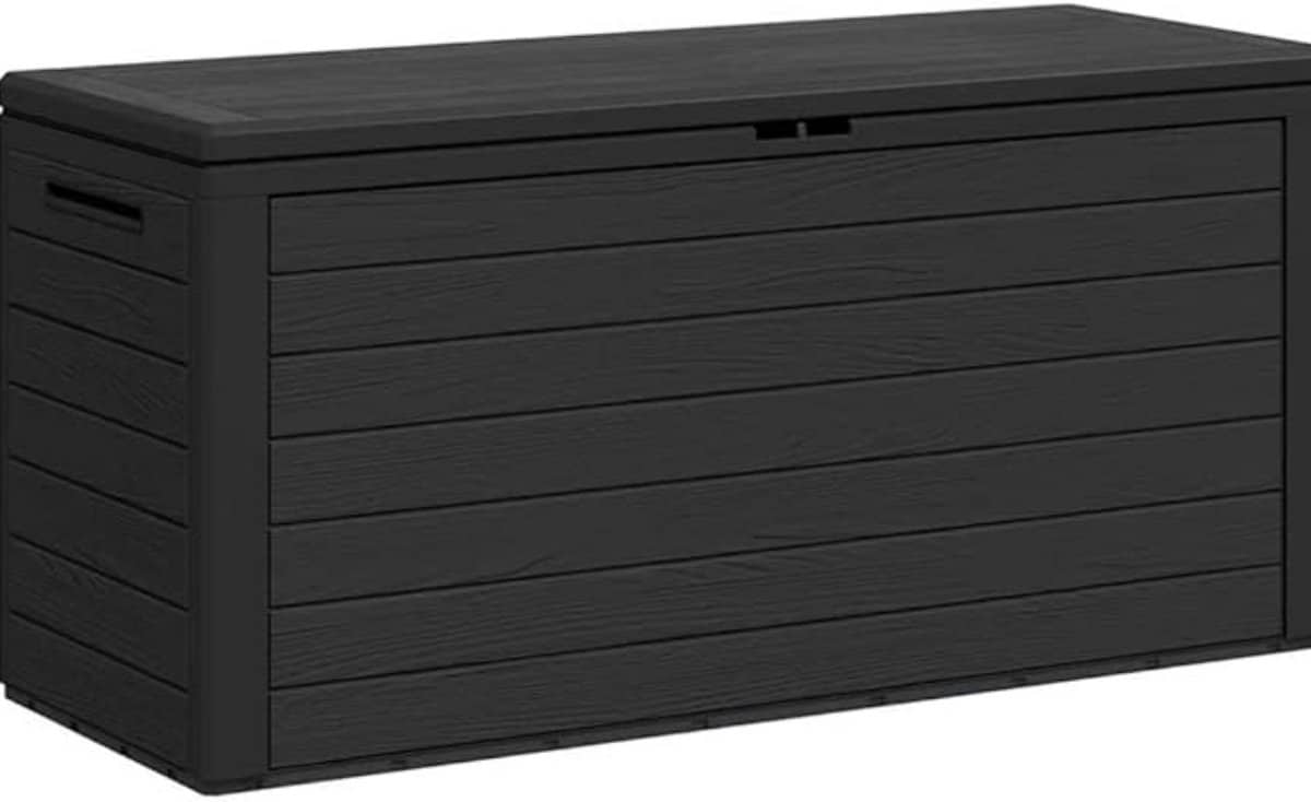 tuinbox 116x44x55 cm opbergbox voor buiten stevige opslag